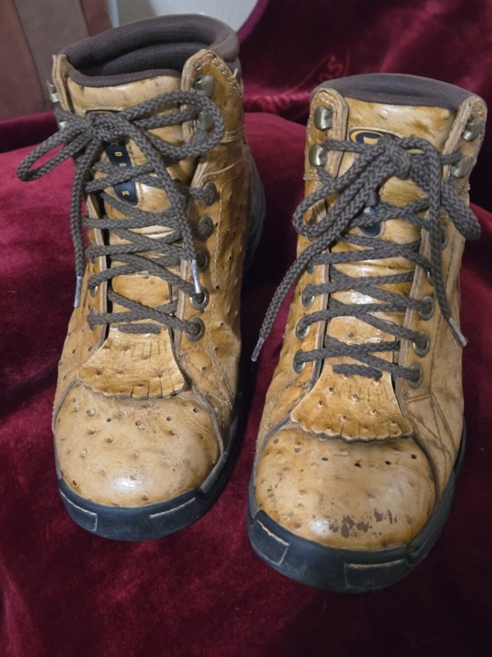 Women's Ostrich Leather ROPER Boots